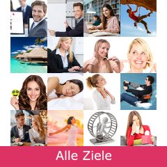 Alle Hypnose Ziele als Mosaik dargestellt