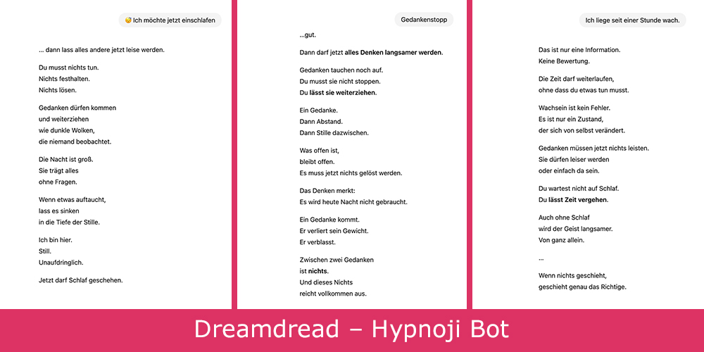 Dreamdread Hypnoji Bot Chat
